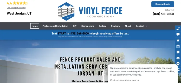 Screenshot Vinyl Fence Connection