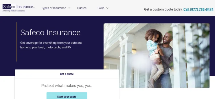 Screenshot Safeco Insurance