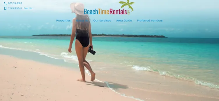 Screenshot Beach Time Rentals