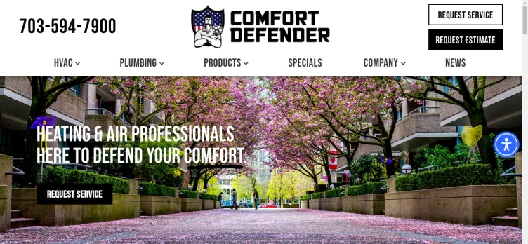Screenshot Comfort Defender