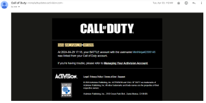 Activision - False ban