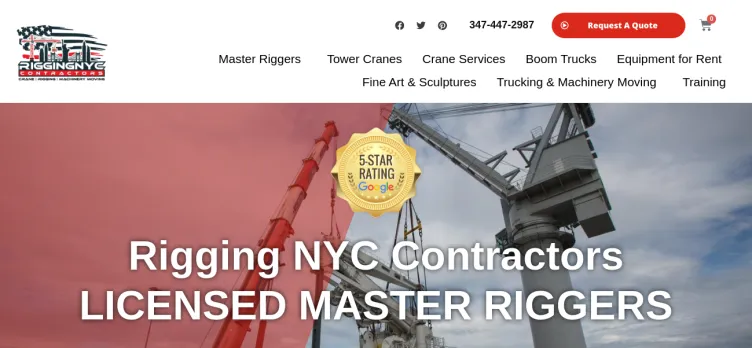 Screenshot RiggingNYC.com