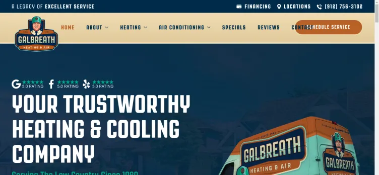 Screenshot GalbreathAir.com