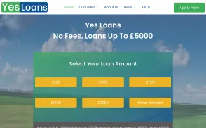 Yes Loans website
