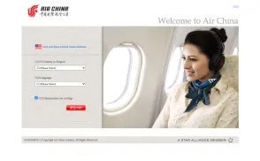 Air China website
