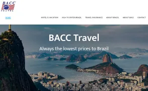 BACC Travel website