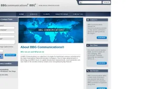 BBG Communications website