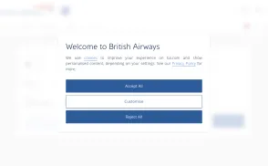 British Airways website