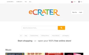 eCRATER website