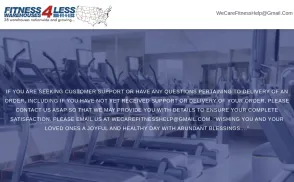 Fitness Blowout website