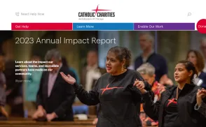 Catholic Charities Of The Archdiocese Of Chicago's website