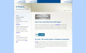 YMAX Communications website