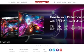 Sceptre website