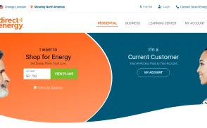 Direct Energy Services website