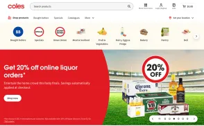 Coles Supermarkets Australia website