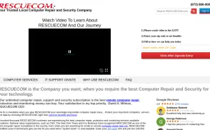Rescuecom website
