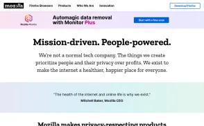 Mozilla website