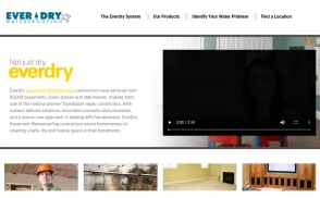 Everdry Waterproofing / Everdry Marketing and Management website