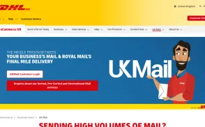 UK Mail website