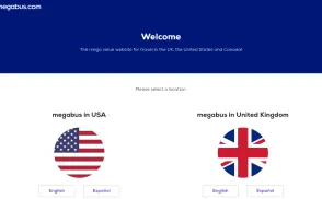 MegaBus website