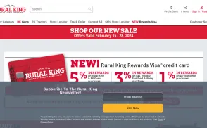 Rural King website
