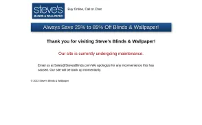 Steve's Blinds & Wallpaper website