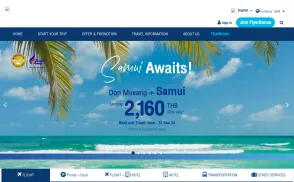 Bangkok Airways website