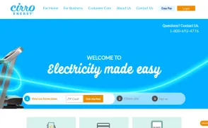 Cirro Energy / U.S. Retailers website