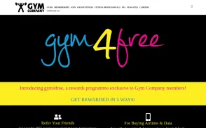 Gym Company website