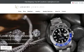 Loucri Jewelers website