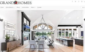 Grand Homes website