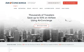 Air Concierge website