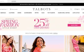 Talbots website