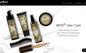 Wen Hair Care website