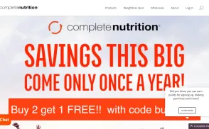 Complete Nutrition website