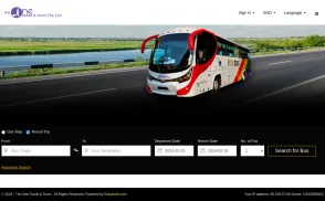 The One Travel & Tours website