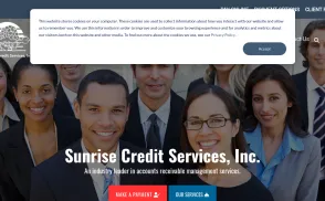 Sunrise Credit Services website