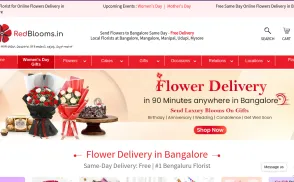 BangaloreOnlineFlorists.com website