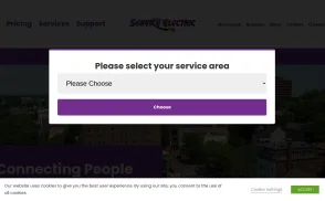 Service Electric website