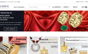 Fine Jewelry from Jerusalem website