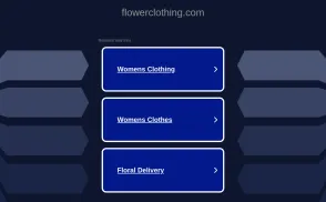 Flower Clothing website