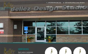 Bellez Design Studios website