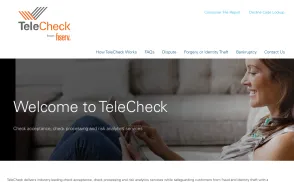 TeleCheck Services website