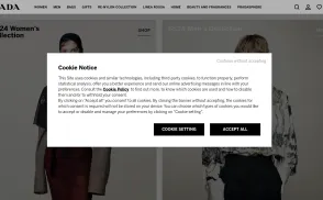 Prada website