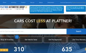 Plattner Automotive Group website