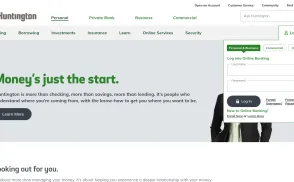 Huntington Bank website