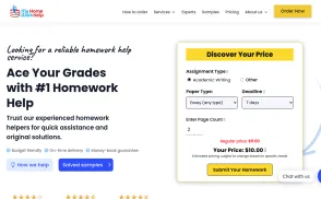 My Homework Help website