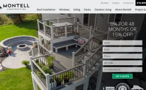 Montell Construction website