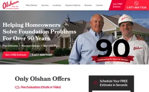 Olshan Foundation Solutions website