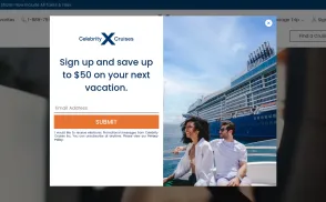 Celebrity Cruises website